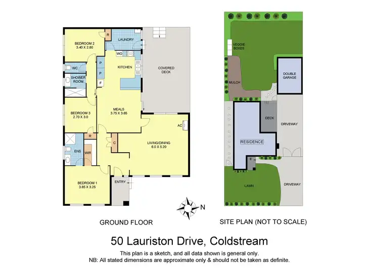 Floorplan of Homely house listing, 50 Lauriston Drive, Coldstream VIC 3770