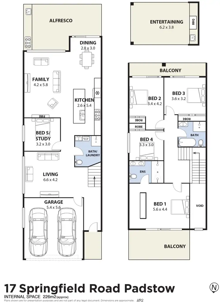 Floorplan of Homely semi-detached listing, 17 Springfield Road, Padstow NSW 2211