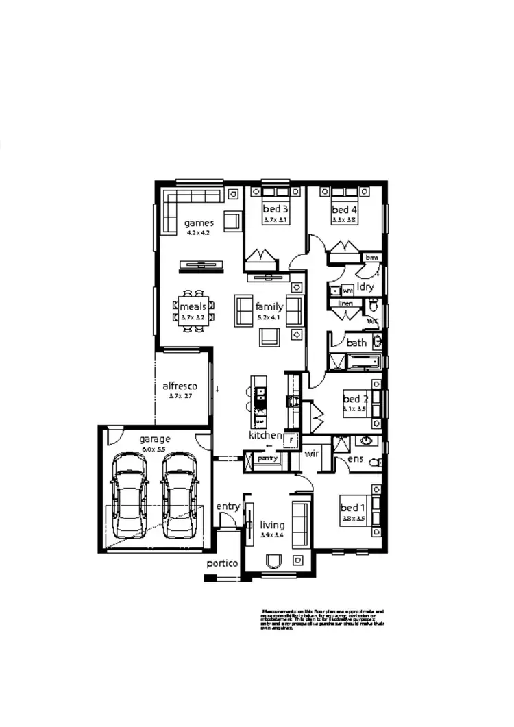 Floorplan of Homely house listing, 21 Triplett Avenue, Ascot VIC 3551