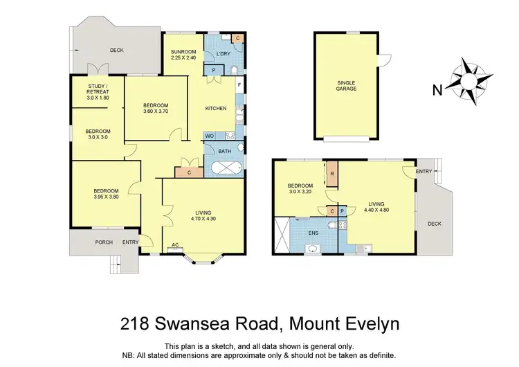 Floorplan of Homely house listing, 218 Swansea Road, Mount Evelyn VIC 3796