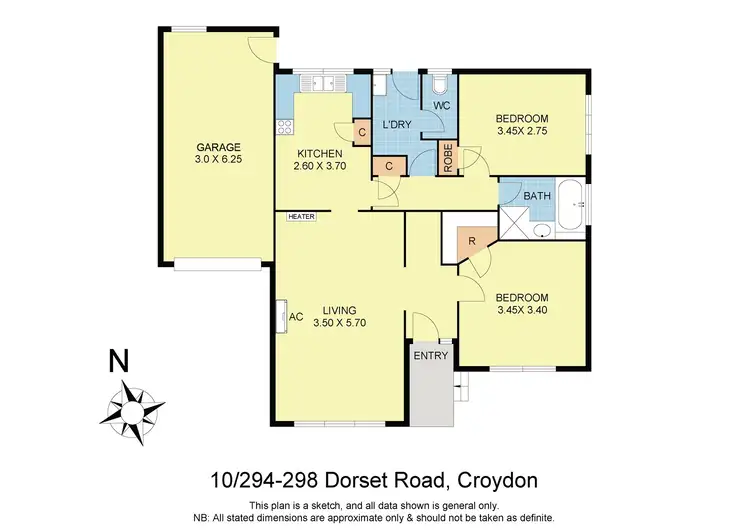 Floorplan of Homely unit listing, 10/294-298 Dorset Road, Croydon VIC 3136