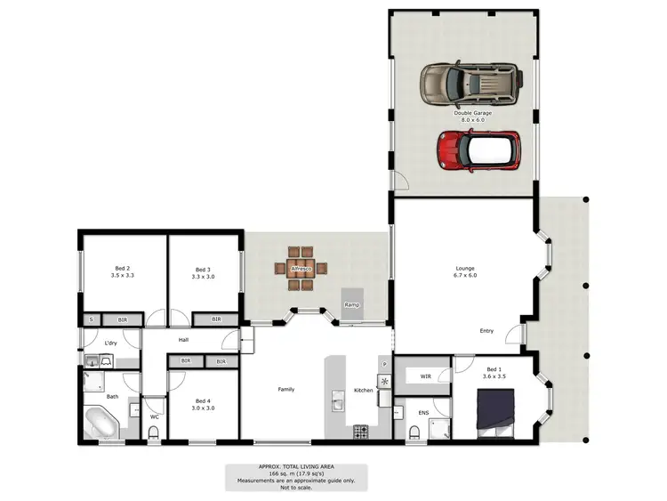 Floorplan of Homely house listing, 28 Whernside Drive, Wodonga VIC 3690