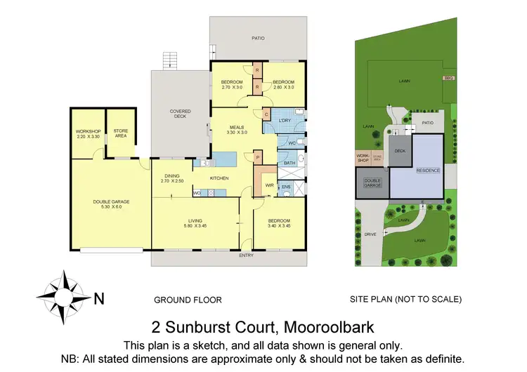 Floorplan of Homely house listing, 2 Sunburst Court, Mooroolbark VIC 3138