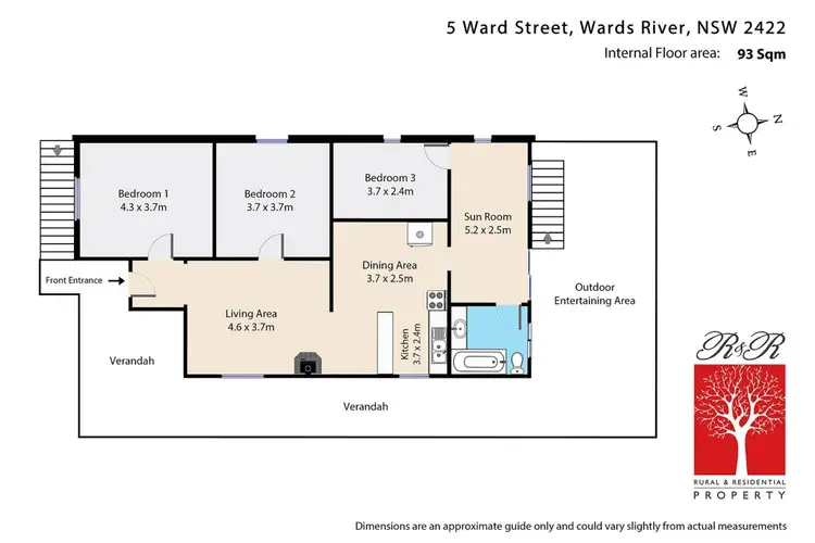 Floorplan of Homely house listing, 5 Ward Street, Wards River NSW 2422