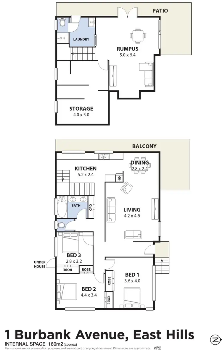 Floorplan of Homely house listing, 1 Burbank Avenue, East Hills NSW 2213