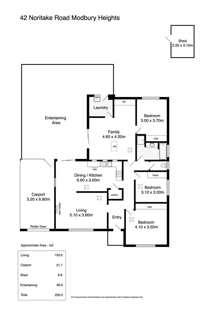 Floorplan of Homely house listing, 42 Noritake Road, Modbury Heights SA 5092