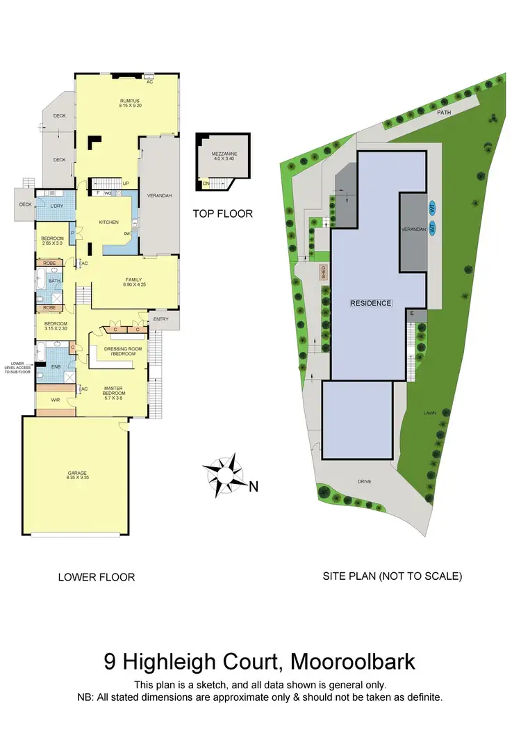Floorplan of Homely house listing, 9 Highleigh Court, Mooroolbark VIC 3138