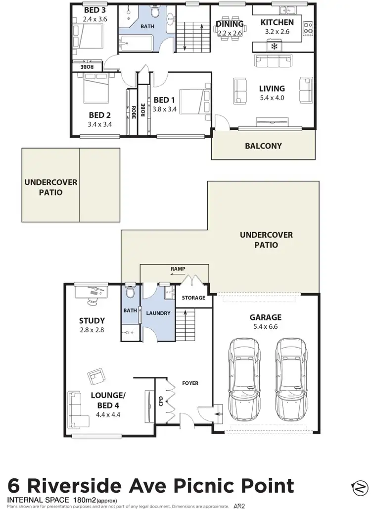 Floorplan of Homely house listing, 6 Riverside Avenue, Picnic Point NSW 2213