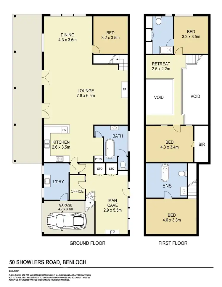 Floorplan of Homely house listing, 50 Showlers Road, Benloch VIC 3435