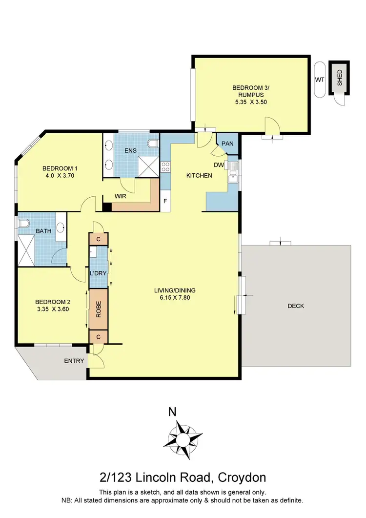 Floorplan of Homely house listing, 2/123 Lincoln Road, Croydon VIC 3136