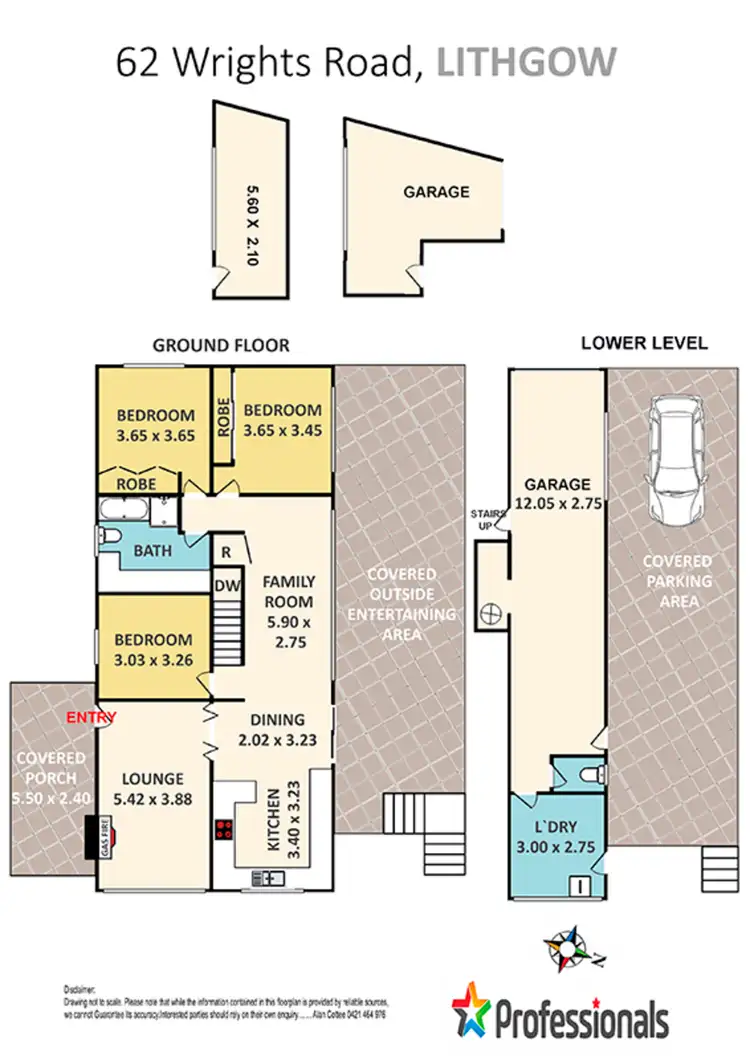 Floorplan of Homely house listing, 62 Wrights Road, Lithgow NSW 2790