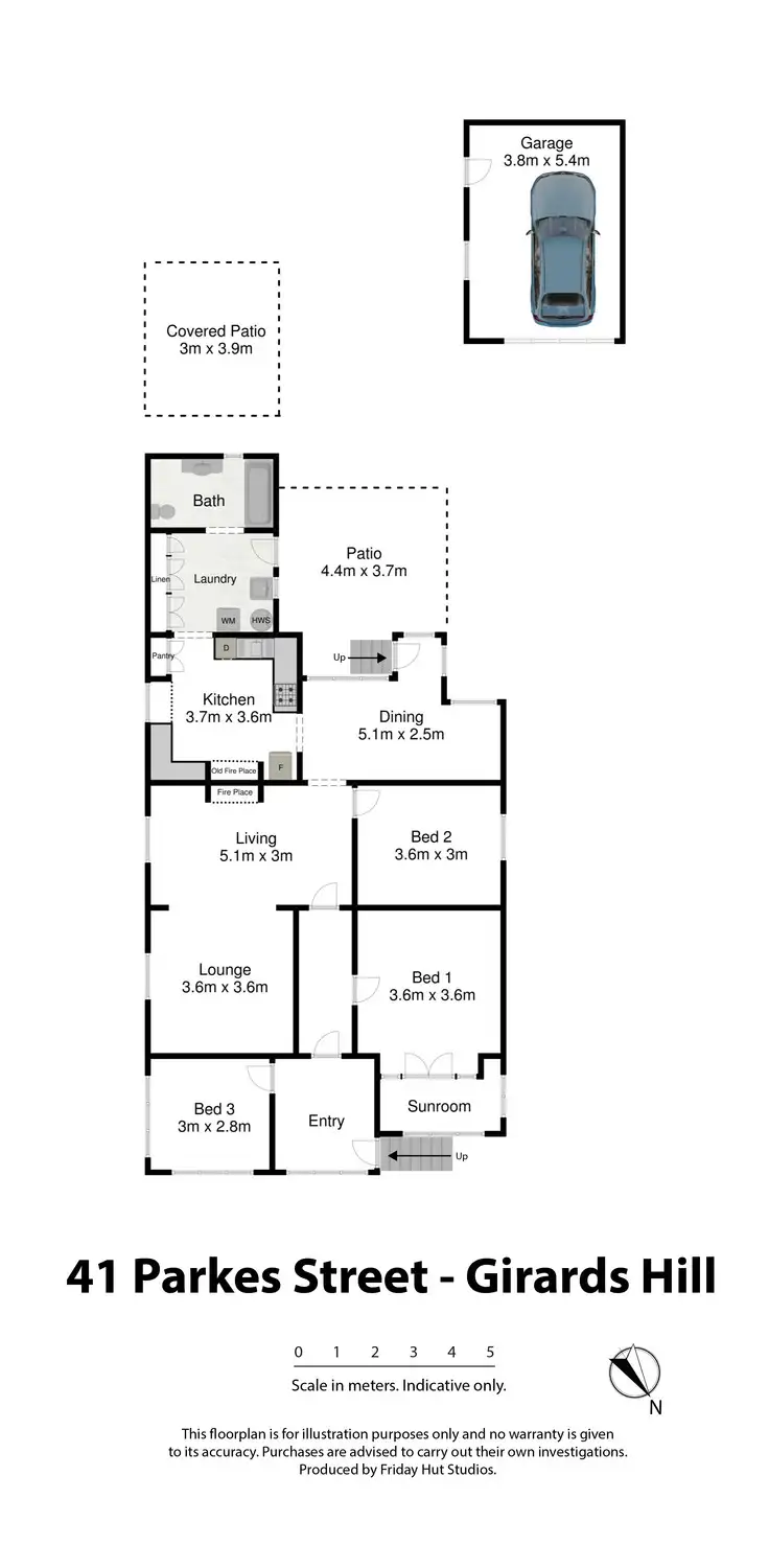 Floorplan of Homely house listing, 41 Parkes Street, Girards Hill NSW 2480