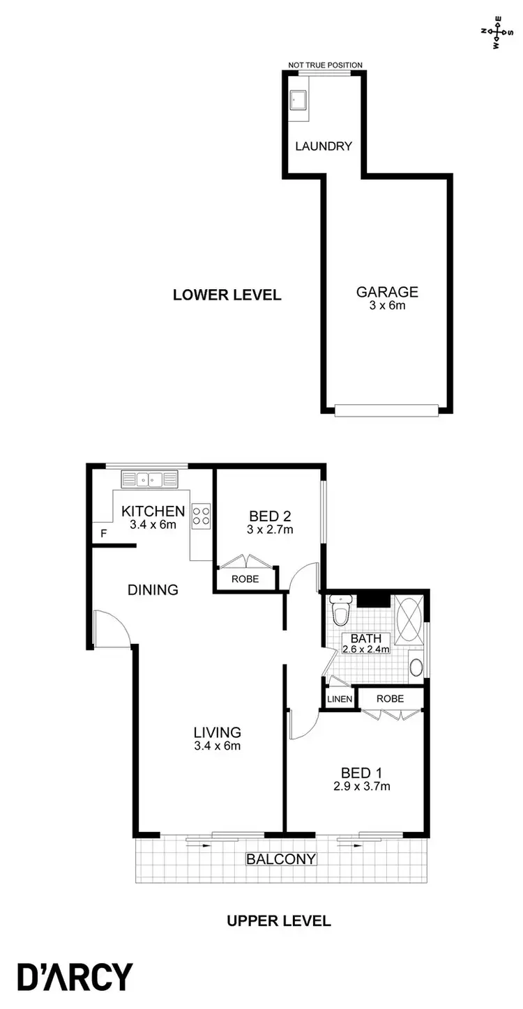 Floorplan of Homely unit listing, 8/30 Lemnos Street, Red Hill QLD 4059