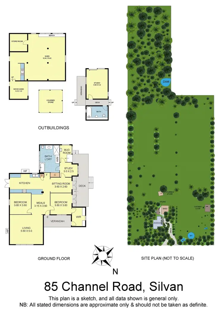 Floorplan of Homely house listing, 85 Channel Road, Silvan VIC 3795