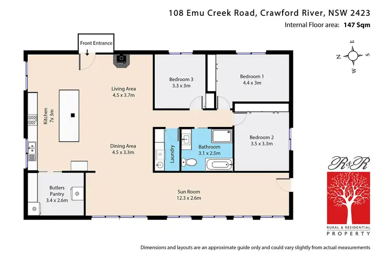 Floorplan of Homely house listing, 108 Emu Creek Road, Crawford River NSW 2423