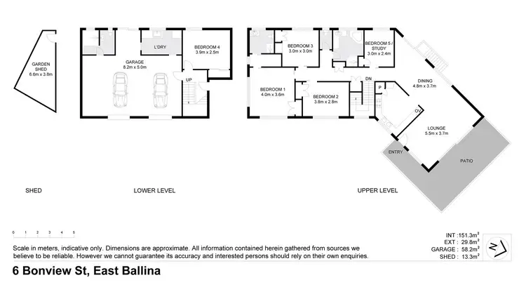Floorplan of Homely house listing, 6 Bonview Street, East Ballina NSW 2478