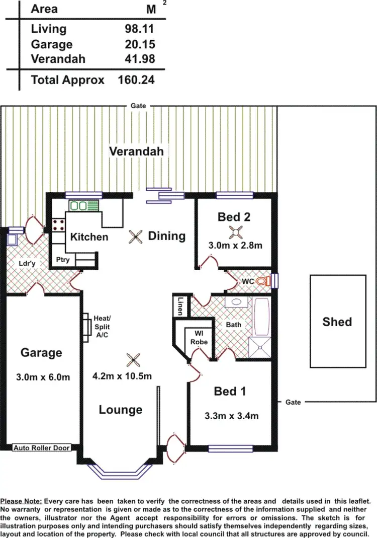 Floorplan of Homely unit listing, 5/7 Rothschild Street, Woodcroft SA 5162
