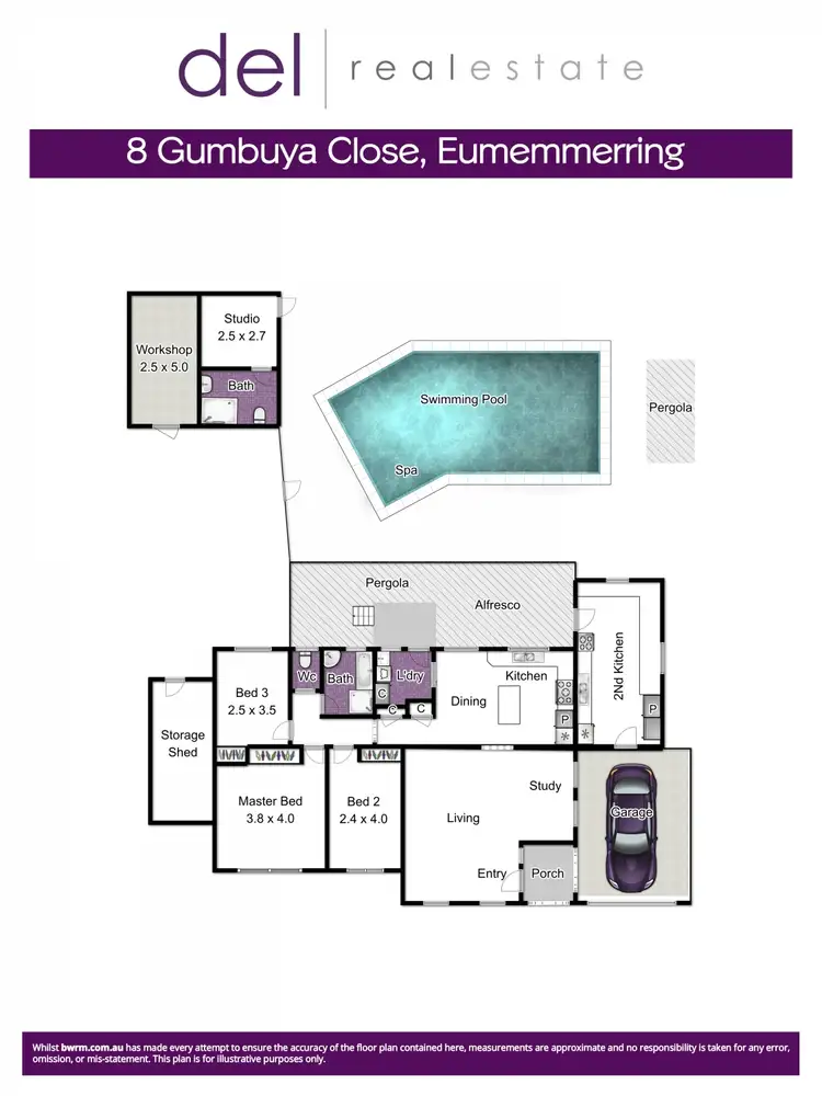 Floorplan of Homely house listing, 8 Gumbuya Close, Eumemmerring VIC 3177