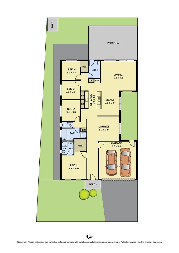 Floorplan of Homely house listing, 15 Liverpool Circuit, Craigieburn VIC 3064