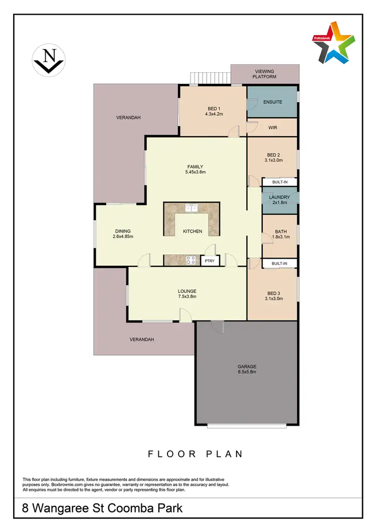Floorplan of Homely house listing, 8 Wangaree Street, Coomba Park NSW 2428