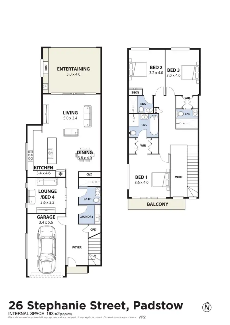 Floorplan of Homely semi-detached listing, 26A Stephanie Street, Padstow NSW 2211