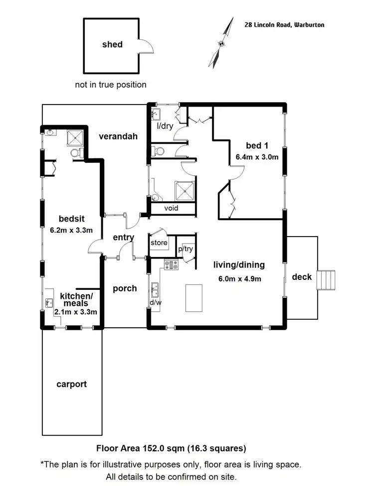 Floorplan of Homely house listing, 28 Lincoln Road, Warburton VIC 3799