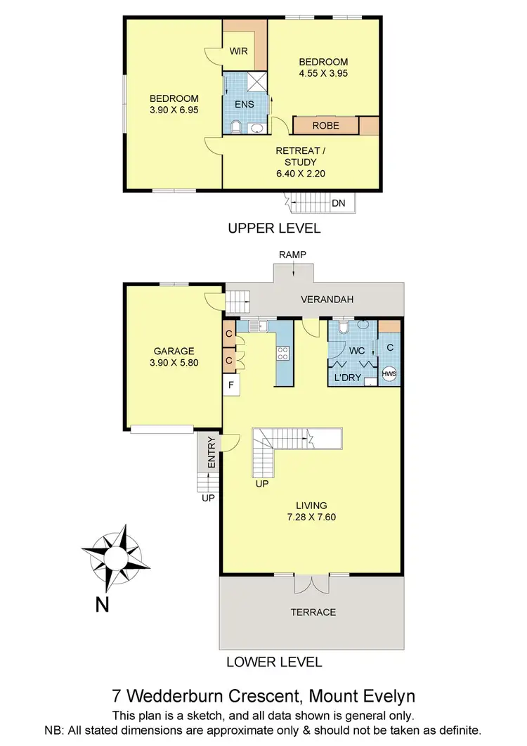Floorplan of Homely house listing, 7 Wedderburn Crescent, Mount Evelyn VIC 3796