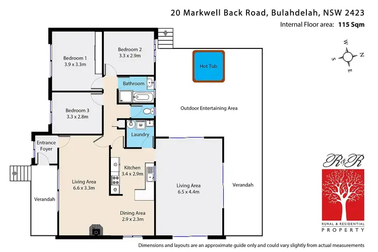 Floorplan of Homely house listing, 20 Markwell Back Road, Bulahdelah NSW 2423