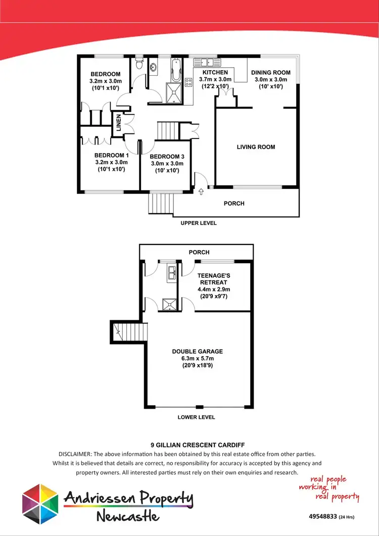 Floorplan of Homely house listing, 9 Gillian Crescent, Cardiff NSW 2285