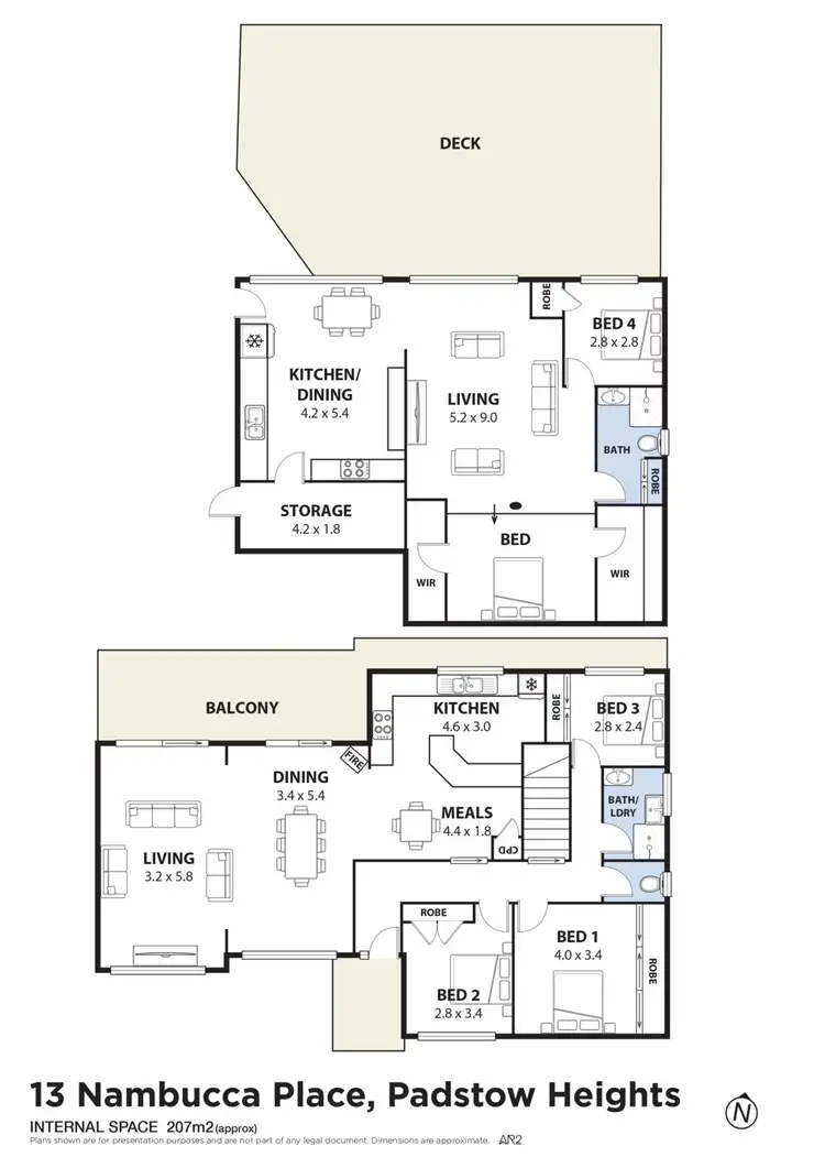Floorplan of Homely house listing, 13 Nambucca Place, Padstow Heights NSW 2211