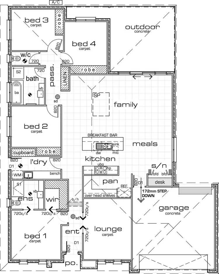 Floorplan of Homely house listing, 20 Midtown Drive, Mildura VIC 3500