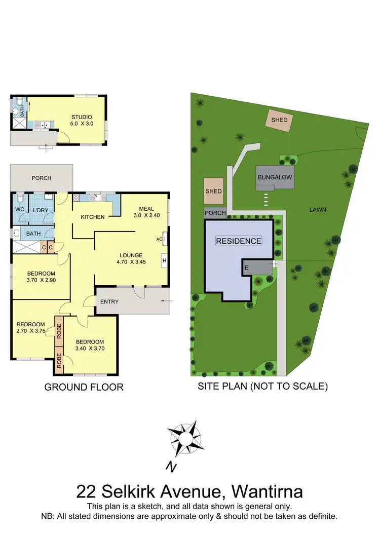Floorplan of Homely house listing, 22 Selkirk Avenue, Wantirna VIC 3152