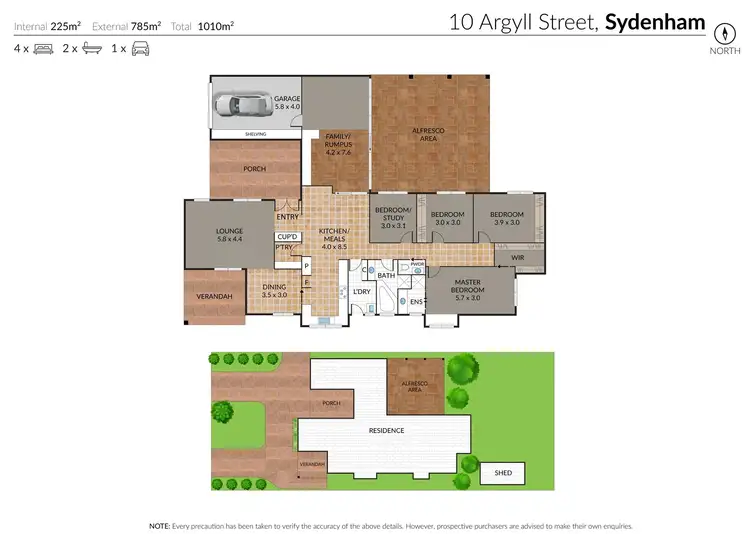 Floorplan of Homely house listing, 10 Argyll Street, Sydenham VIC 3037