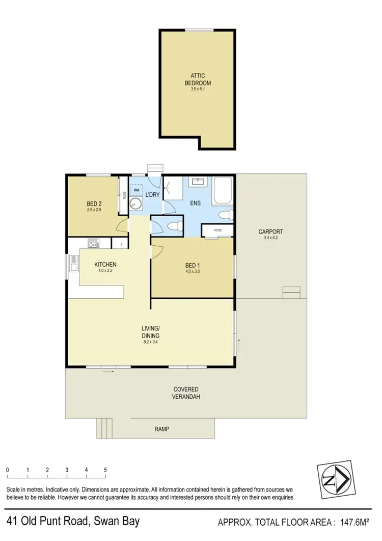 Floorplan of Homely villa listing, 41 Old Punt Road, Swan Bay NSW 2324
