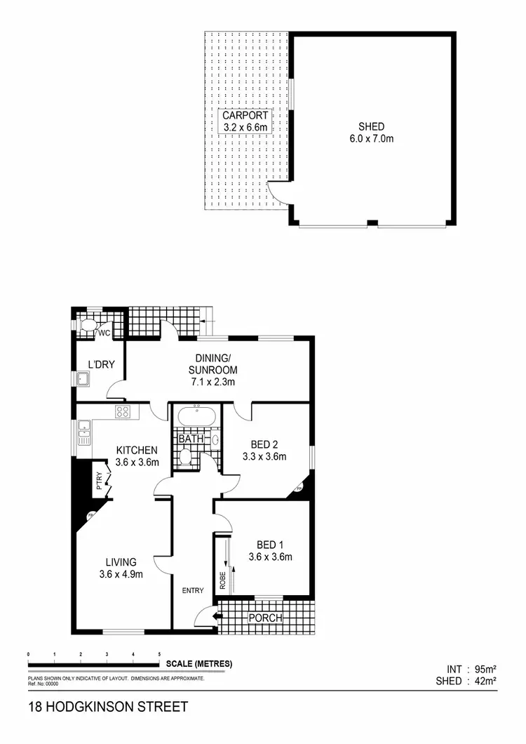 Floorplan of Homely house listing, 18 Hodgkinson Street, Kennington VIC 3550