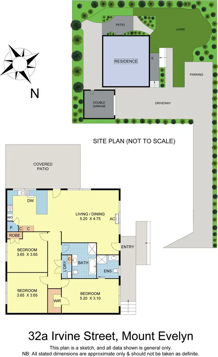 Floorplan of Homely house listing, 32a Irvine Street, Mount Evelyn VIC 3796