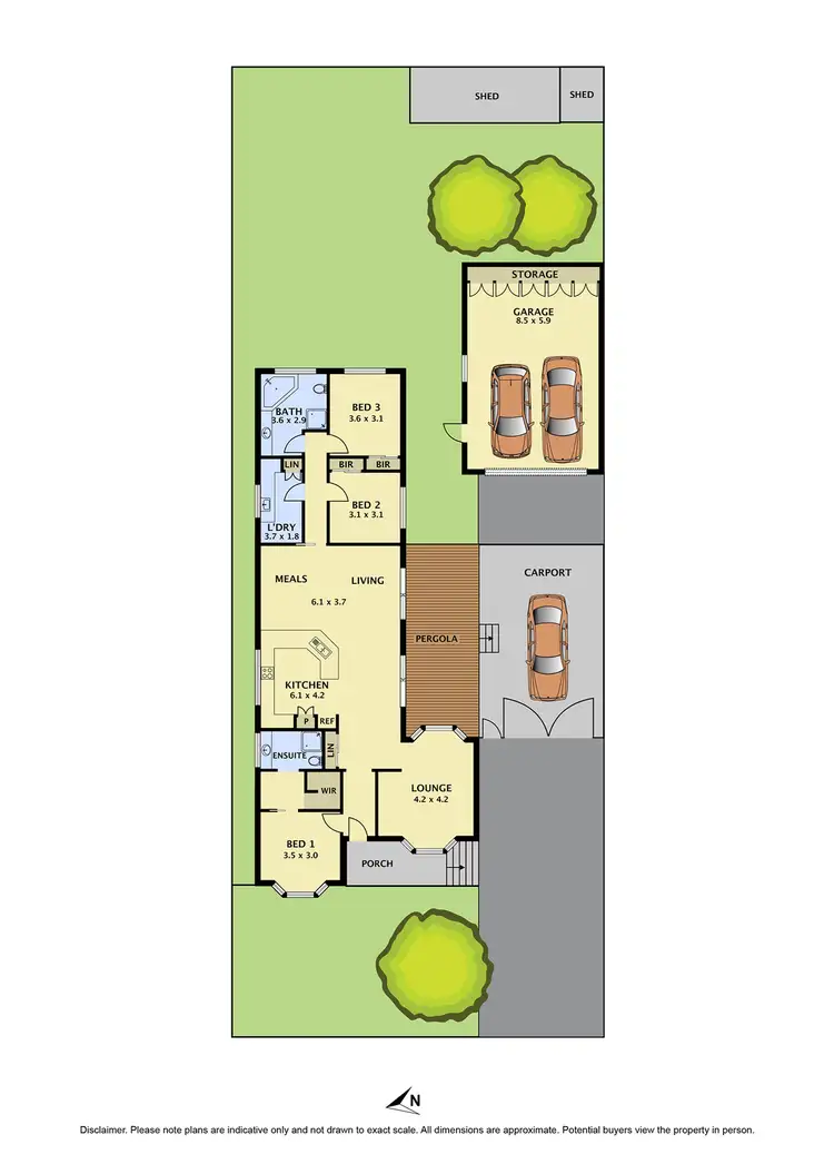 Floorplan of Homely house listing, 3 Chinnock Court, Craigieburn VIC 3064