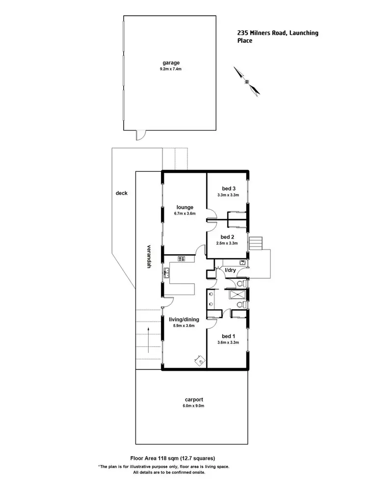 Floorplan of Homely house listing, 235 Milners Road, Launching Place VIC 3139