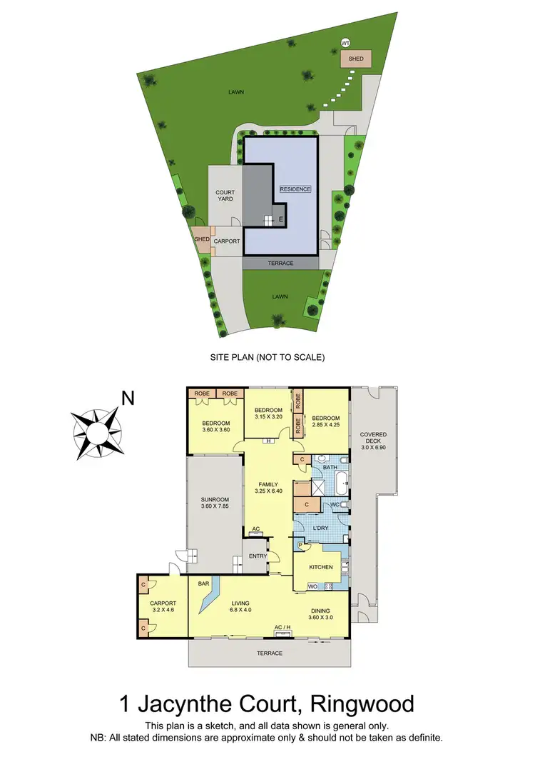Floorplan of Homely house listing, 1 Jacynthe Court, Ringwood VIC 3134