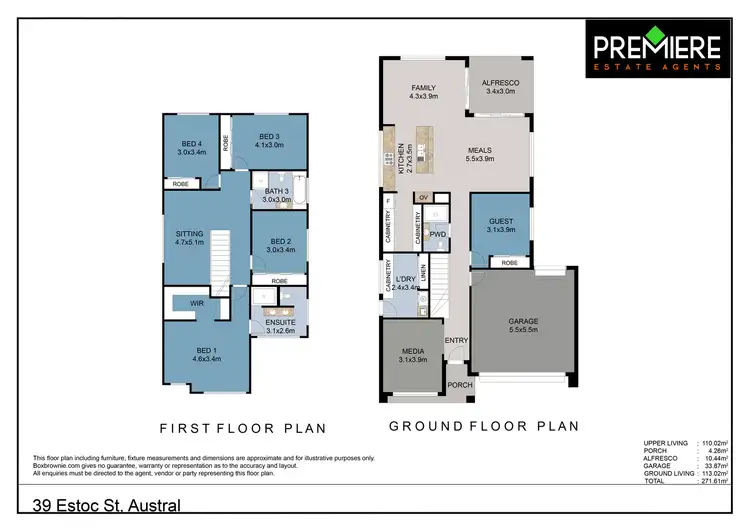 Floorplan of Homely house listing, 39 Estoc Street, Austral NSW 2179