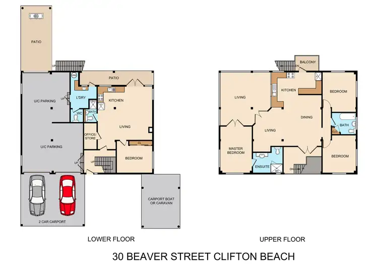 Floorplan of Homely house listing, 30 Beaver Street, Clifton Beach QLD 4879