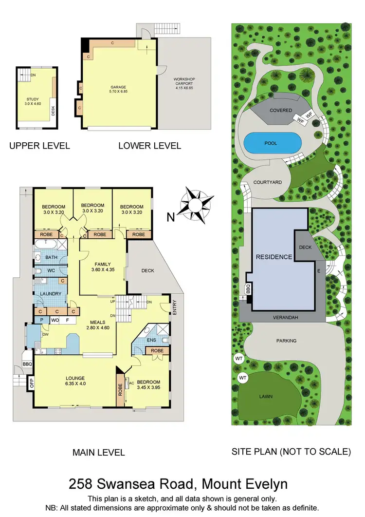 Floorplan of Homely house listing, 258 Swansea Road, Mount Evelyn VIC 3796
