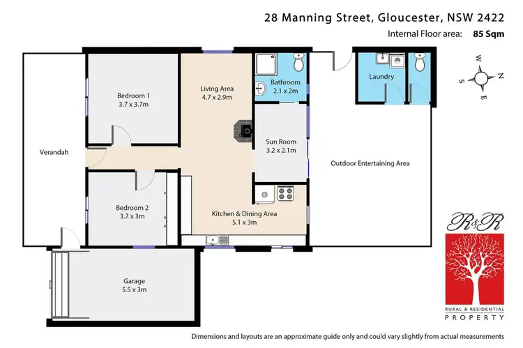 Floorplan of Homely house listing, 28 Manning Street, Gloucester NSW 2422