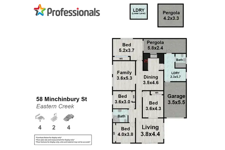 Floorplan of Homely house listing, 58 Minchinbury Street, Eastern Creek NSW 2766