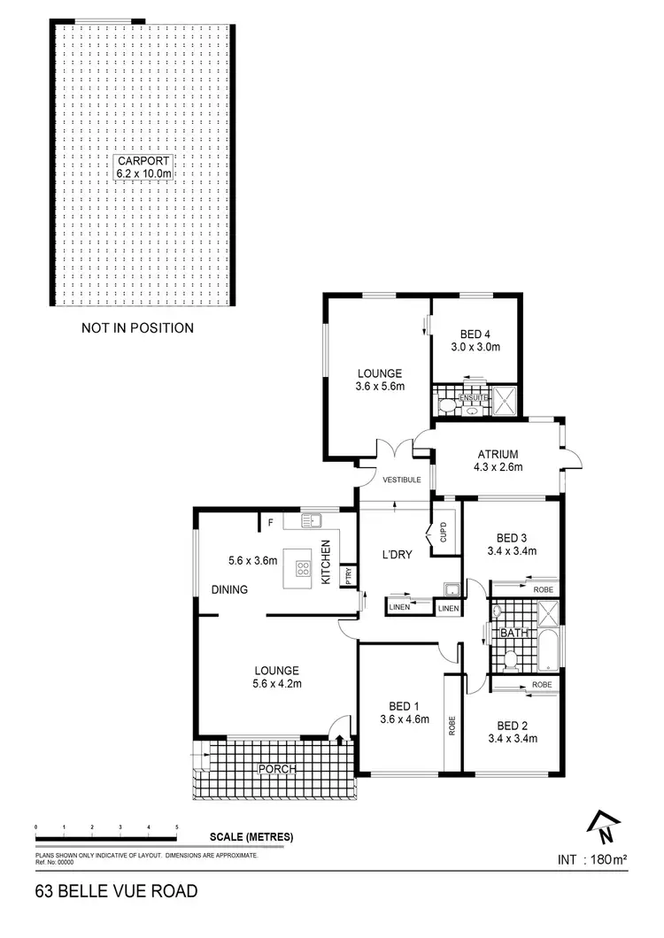 Floorplan of Homely house listing, 63 Belle Vue Road, Golden Square VIC 3555