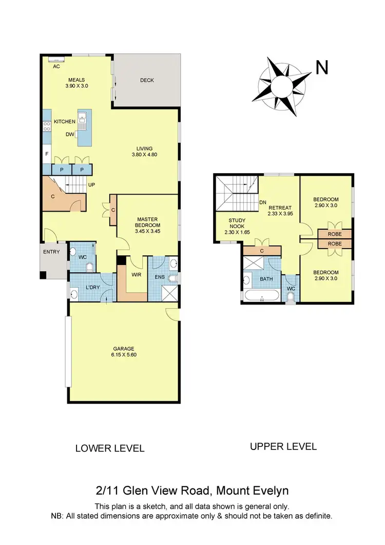 Floorplan of Homely house listing, 2/11 Glen View Road, Mount Evelyn VIC 3796