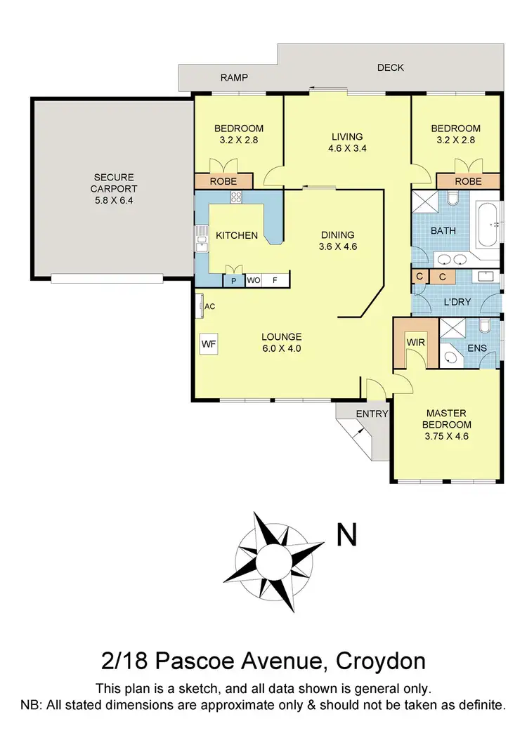 Floorplan of Homely house listing, 2/18 Pascoe Avenue, Croydon VIC 3136