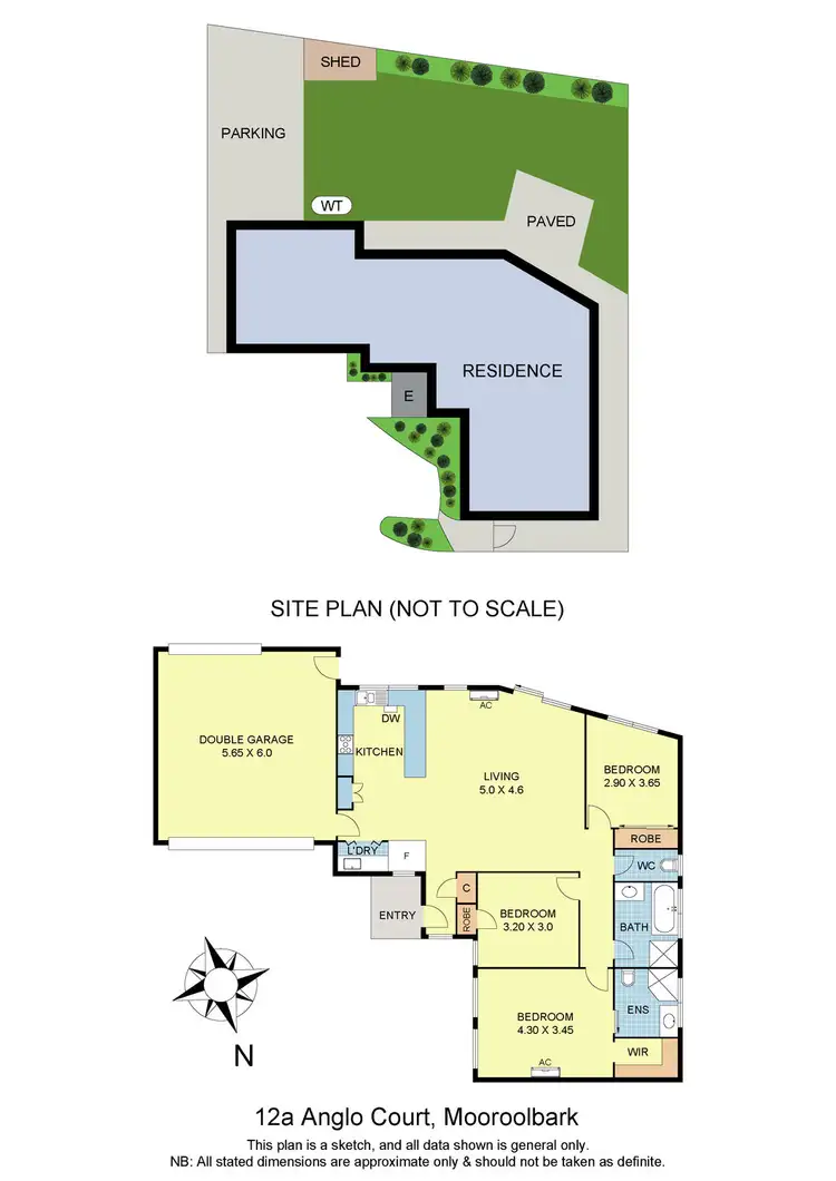 Floorplan of Homely house listing, 12a Anglo Court, Mooroolbark VIC 3138