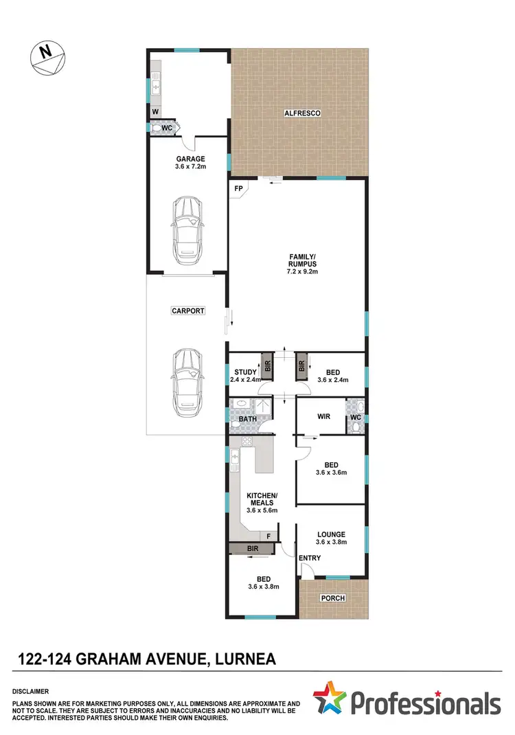 Floorplan of Homely house listing, 122-124 Graham Avenue, Lurnea NSW 2170