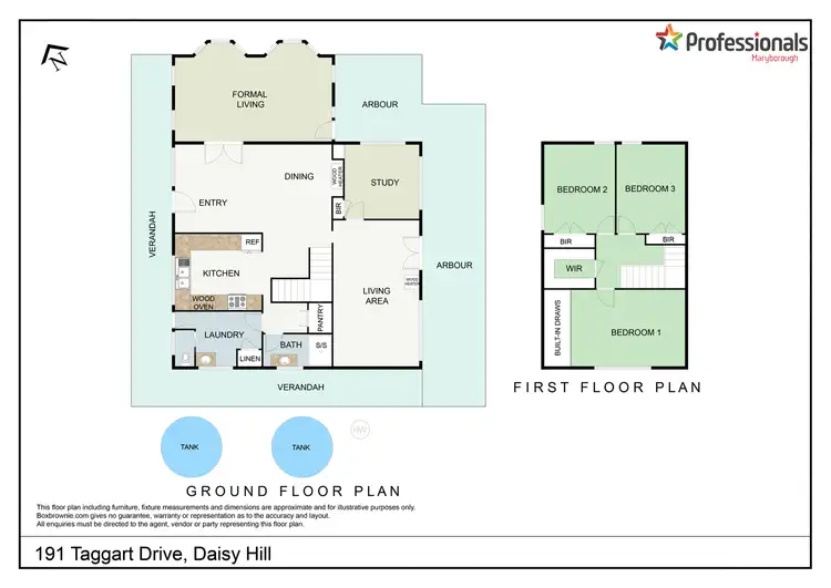 Floorplan of Homely rural property listing, 191 Taggart Drive, Daisy Hill VIC 3465